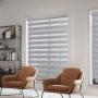 PERSIANA PREMIUM ENROLLABLE DUO TRASLUCIDA FULL CASSETTE 120X220 CM GRIS