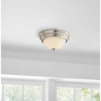 LÁMPARA DE TECHO LED 12.24 X 22.86 CM PLATA