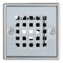 DESAGÜE CUADRADO 10 X 10 CM PLATA QM DRAIN