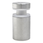 SOPORTE TUBULAR 1.9 X 3.5 CM PLATA