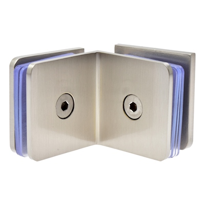 CLIP A 90 GRADOS 6 X 6 X 1.7 CM PLATA