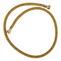CONECTOR FLEXIBLE PARA GAS 3/8 PULGADA 100 CM AMARILLO COFLEX