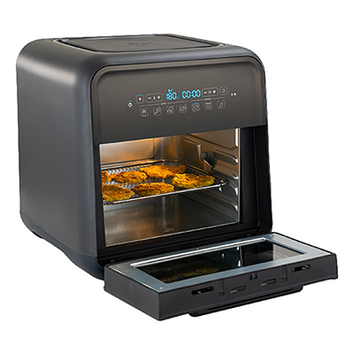 Ripley - HORNO ELÉCTRICO CON FREIDORA DE AIRE OSTER 22LTS 1700W 2112694  NEGRO