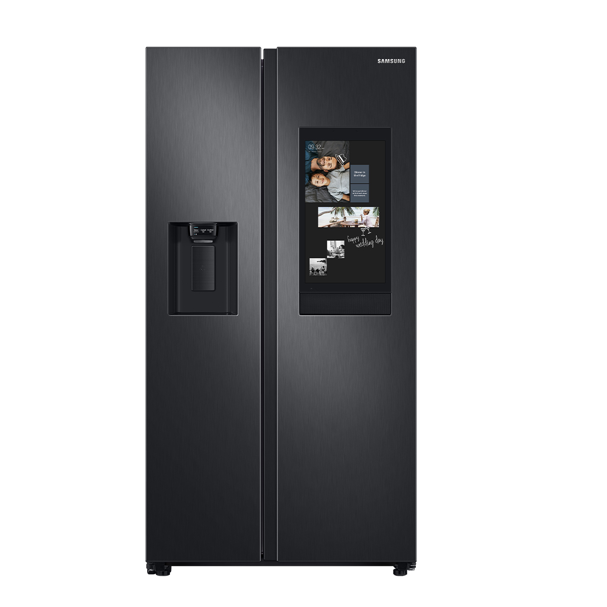 Refrigerador family hub duplex 22 pies negro