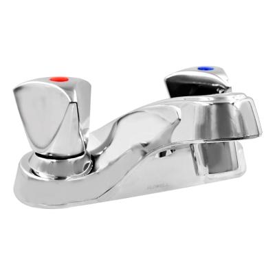 LLAVE MEZCLADORA DUOMANDO PARA LAVABO PATY 7.4 X 15.5 X 10.2 CM LATÓN