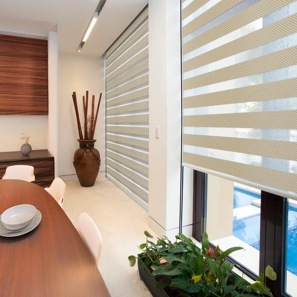 PERSIANA DIM OUT SHEER DÚO 140 X 180 CM AMARILLO