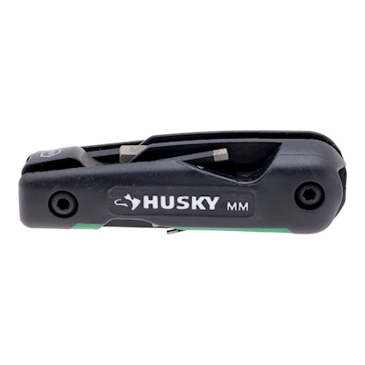 JUEGO DE LLAVES HEXAGONALES PLEGABLES CON PUNTA DIAMANTE 11 X 3.7 X 3.3 CM DE ACERO HUSKY