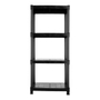 ESTANTE DE PLÁSTICO 129.4 X 31.9 X 57.9 CM NEGRO