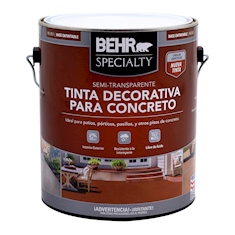 TINTA DECORATIVA PARA CONCRETO SEMI TRANSPARENTE  L | The Home Depot  México