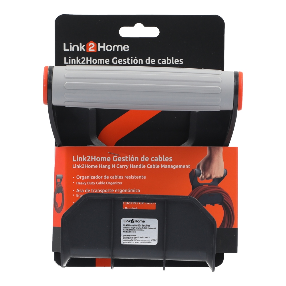 ORGANIZADOR DE CABLES 15 X 15 X 6.5 CM NEGRO LINK2HOME The Home Depot México
