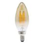 FOCO LED VELA AMBAR E12 LC 3P