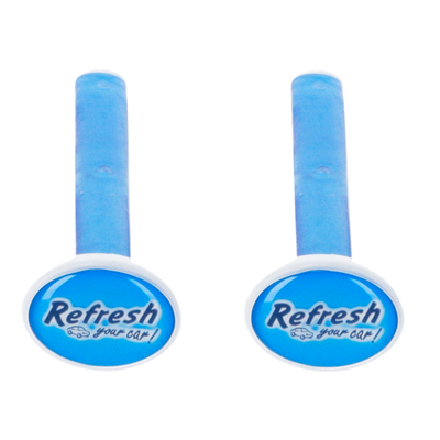 AROMATIZANTE AUTOMOTRIZ LINO FRESCO 5.9 X 2 X 1.5 CM REFRESH 2 PIEZAS