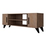 MESA PARA TV DE AGLOMERADO 51 X 140 X 39 CM CAFÉ NOGAL