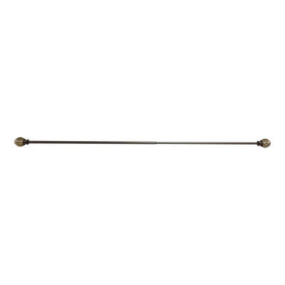 CORTINERO AJUSTABLE DE 91 CM A 1.68 M PLATA