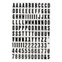 NÚMEROS, LETRAS Y SÍMBOLOS AUTOADHESIVOS EN PAPEL 2.5 CM 124 PIEZAS