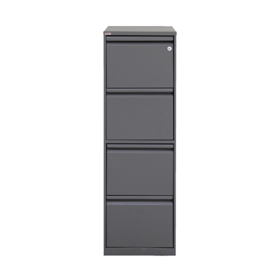  Armario archivador de escritorio de aluminio con 3 pisos con  cerradura tipo cajón, color gris : Productos de Oficina