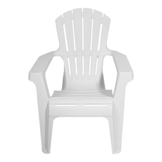 silla adirondack blanco plástico