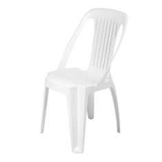 silla cannes blanco plástico