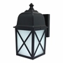 LÁMPARA DECORATIVA PARA PARED LED 31.5 X 15 X 20 CM NEGRO
