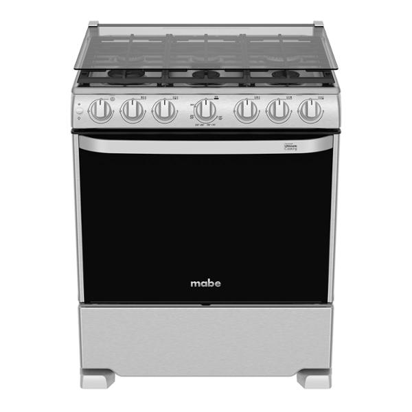 ESTUFA PISO 76 CM MABE ACERO INOXIDABLE DE GAS LP CONVERTIBLE GAS NATURAL |  The Home Depot México