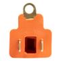 ADAPTADOR DE CLAVIJA ATERRIZADA 4 X 3 X 2.5 CM NARANJA HIGH POWER