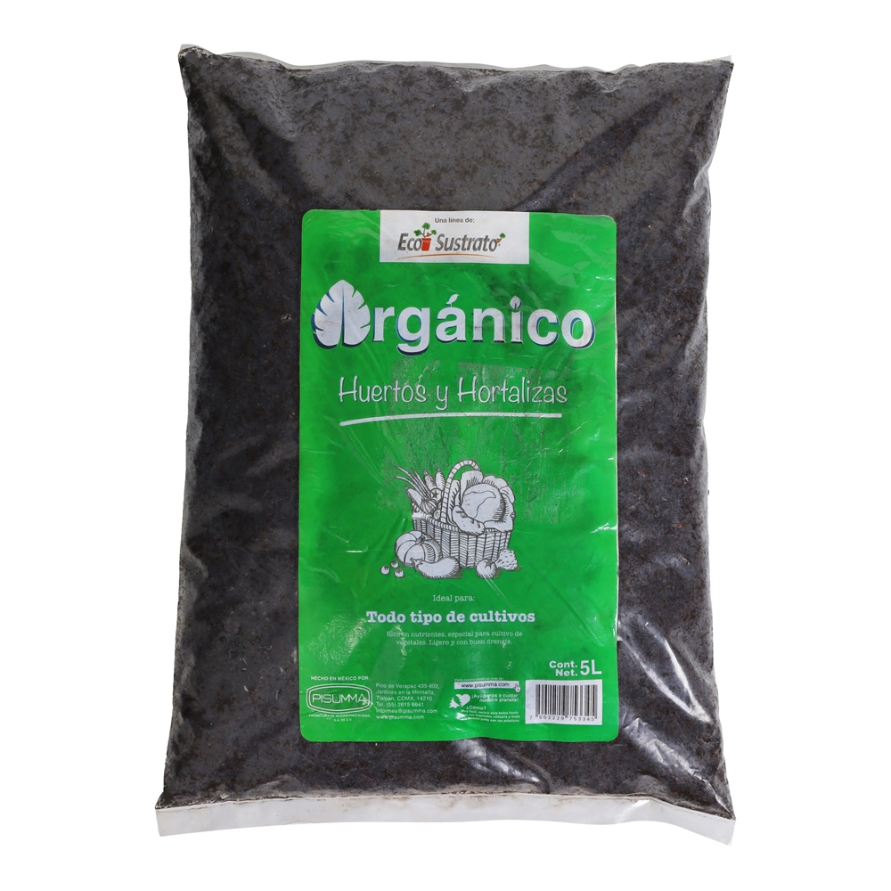 SUSTRATO PARA HUERTOS Y HORTALIZAS 5 L ECOSUSTRATO The Home Depot México