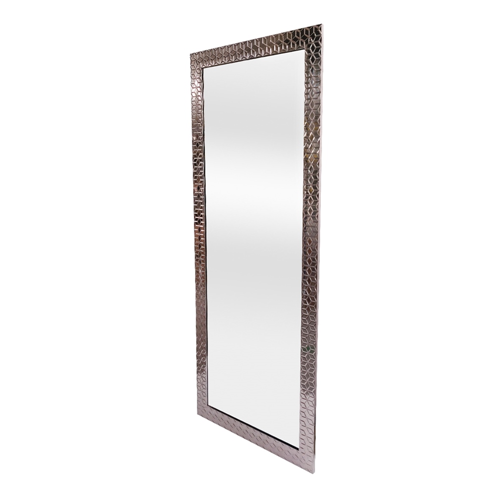 Designart - Espejo de pared moderno 'Leather Print III', espejos  enmarcados, espejo rectangular grande, espejos decorativos, espejos de  baño, espejos
