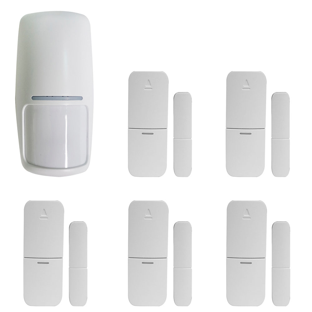 Paquete de 2 alarmas para puerta de ventana, alarma con sensor de puerta  para seguridad de los niños, sistema de alarma para seguridad del hogar sin