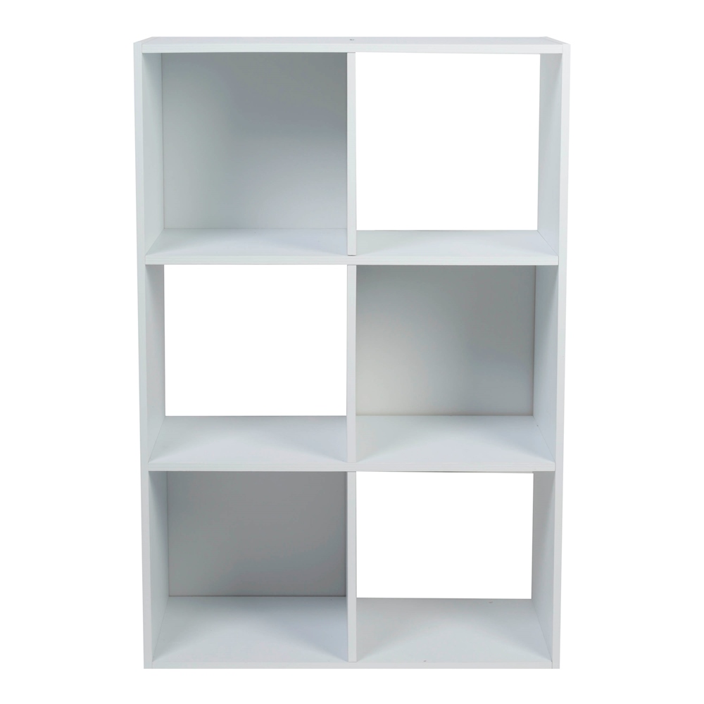 Construya su propio mueble, organizador de 6 cubos, color blanco