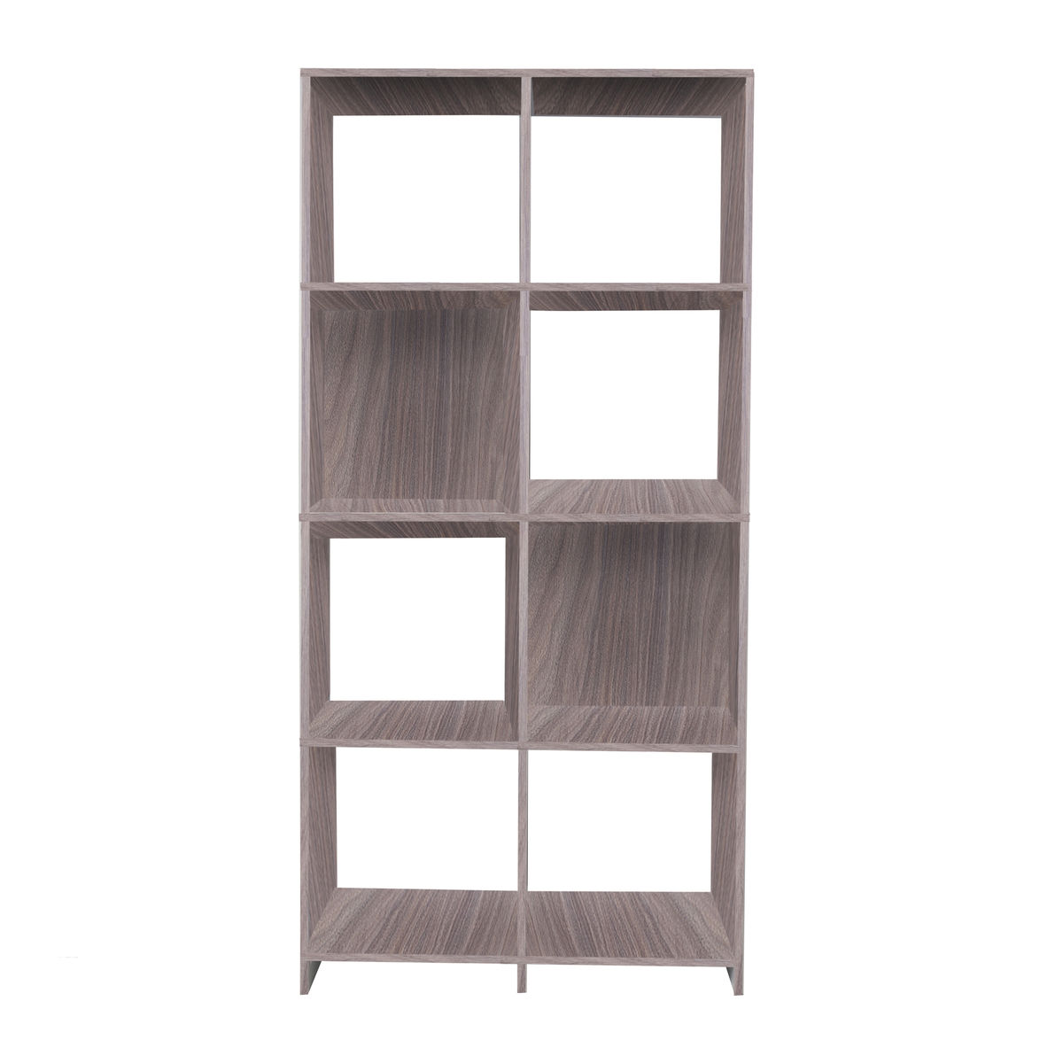 TRICK! LIBRERO 8 NICHOS COLOR NOGAL MEDIDAS 167X120X30 The Home Depot