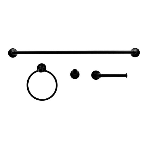 JUEGO DE ACCESORIOS DE BAÑO BATH ACCENTS 4 PIEZAS