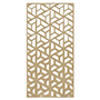 PANEL DECORATIVO MDF MOD TWIST WOOD 122X244CM NATURAL