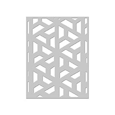 gen steel panel multifuncional de acero twist steel 87x114.5 cm