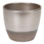 MACETA CERÁMICA CAFE PLATEADO 6"