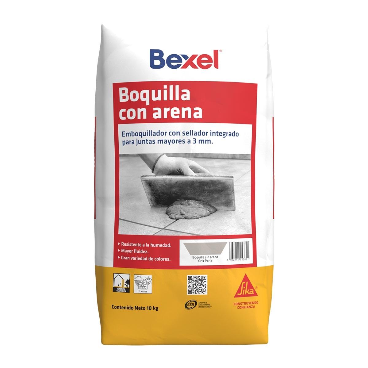Boquilla con arena color gris perla 10kg