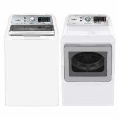 mabe combo lavadora 22 kg y secadora 24 kg mabe electrico blanco