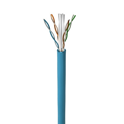 CABLE UTP ESCUT 4P CAT6 AZ 305M VIAKON