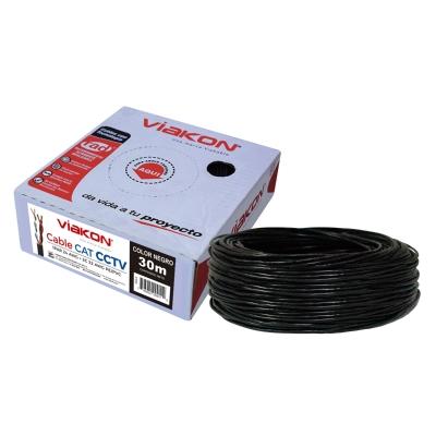 CABLE CAT CCTV 1P24+2C22 NE 30M VIAKON