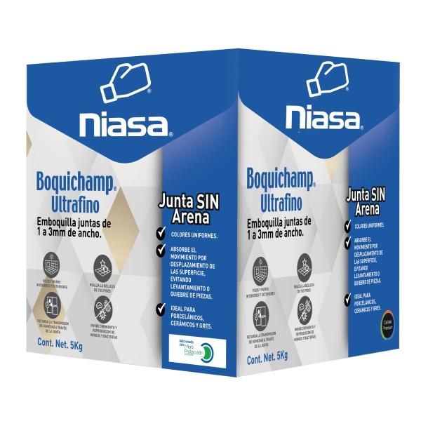 BOQUICHAMP ULTRAFINO PORCELÁNICO GRIS PERLA 5 KG