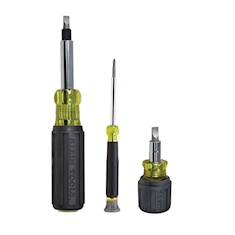 klein tools set pro 3 desarmadores multi punta amarillo negro klein tools