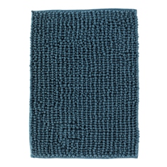 dib tapete de baño mix chenille azul 40 x 60 cm