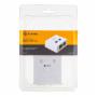 ROSETA DOBLE RJ45 CAT5E BLANCA