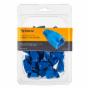CUBIERTA PROTECTORA P/CONECTOR RJ45 AZUL CON 50 PI