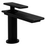 MONOMANDO PARA LAVABO PREMIER II COLOR NEGRO ÉBANO, ACABADO MATE, MARCA HELVEX