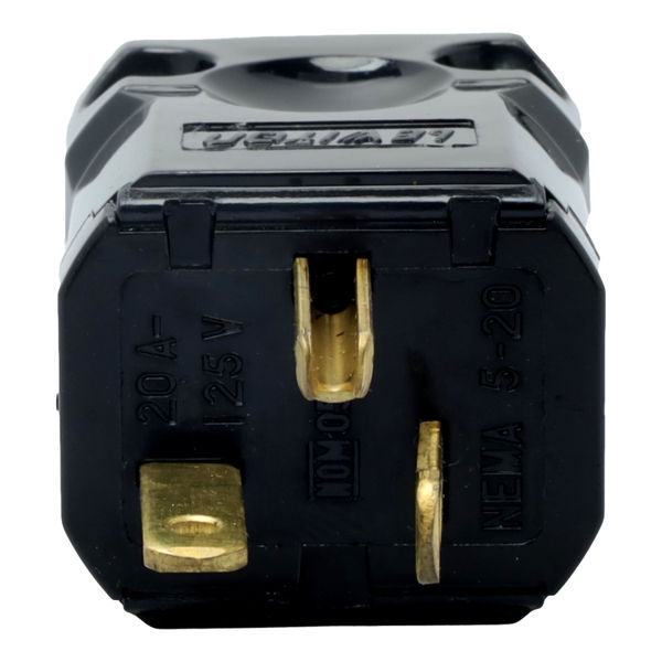 CLAVIJA PYTHON 6.7 X 3.5 X 3 CM NEGRO LEVITON