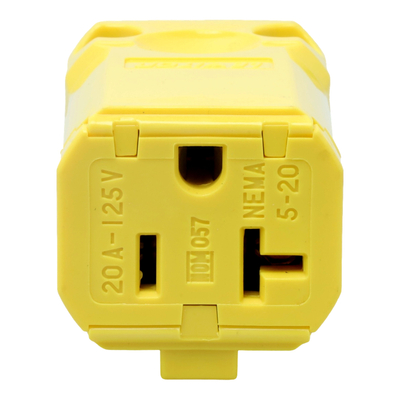CONECTOR 20 AMPERES AMARILLO LEVITON