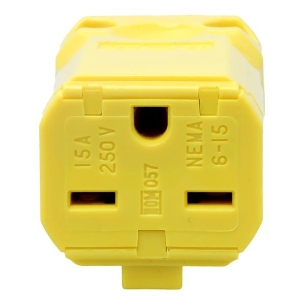 CONECTOR PYTHON 15 AMPERES AMARILLO LEVITON