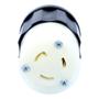 CONECTOR CON SEGURO 9 X 5.2 CM BLANCO LEVITON