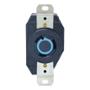 RECEPTÁCULO CON SEGURO EMPOTRABLE NEGRO LEVITON