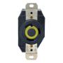 RECEPTÁCULO CON SEGURO EMPOTRABLE NEGRO LEVITON